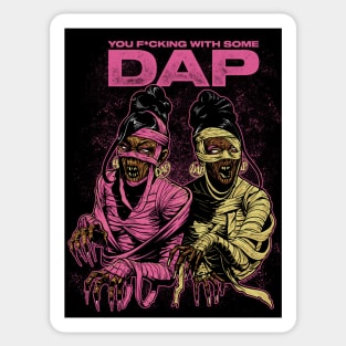 Mummified WAP Parody - Dry A** P-word Sticker